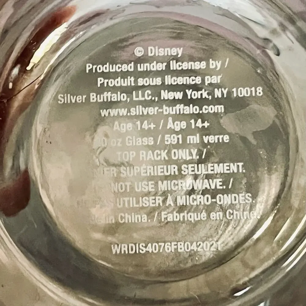 Disney The Aristocats Marie stemless glass